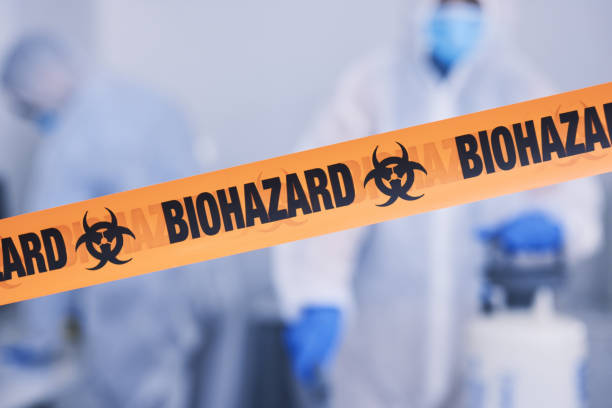 Professional Biohazard technician working in Subiaco, AR
